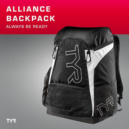 TYR Unisex Alliance Backpack - Evergreen/Black, 45 Litre