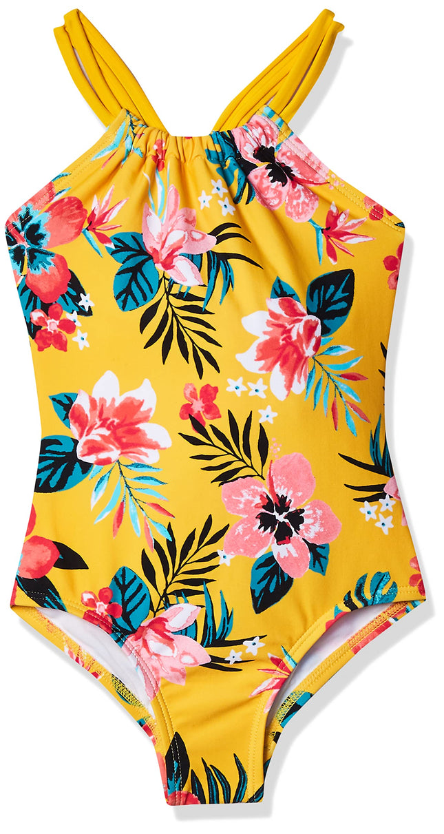 Kanu Surf Girls' Jasmine Beach Sport Halter One Pi