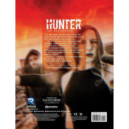 Renegade Game Studios Hunter The Reckoning 5th Ed RPG, Medium