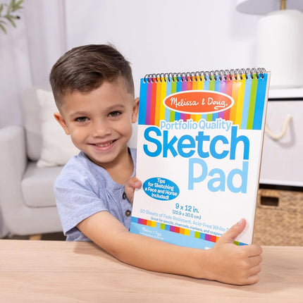 Melissa & Doug 4194 Sketch Pad (9) (-) Arts & Crafts, Multi-Color, Qty. 1