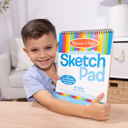 Melissa & Doug 4194 Bloc de dibujo (9) (-) Manualidades, multicolor, Cant. 1
