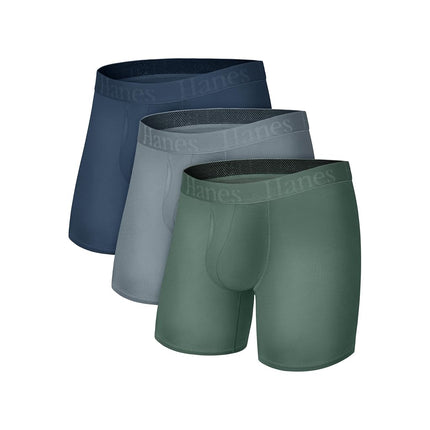 Hanes Originals Supersoft Boxer Briefs, Viscose fr