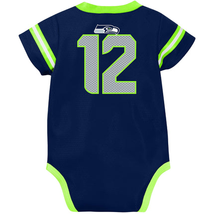 Gerber Unisex Baby Standard NFL Jersey Onesie Bodysuit, Team Color, 18 Months