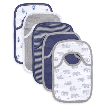 Burt's Bees Baby Baby Girls' Ly30051-mlt-12m para regalo, rayas y elefantes, 12 meses