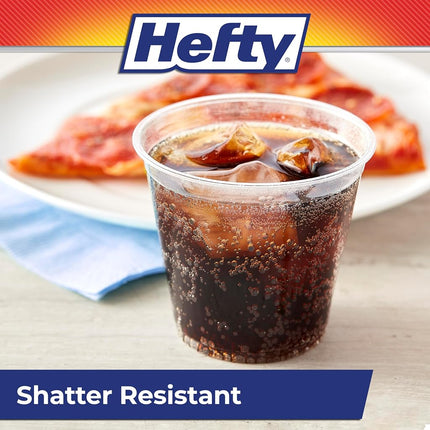 Hefty Deluxe Clear Plastic Party Cups (9 Ounce, 40 Count)