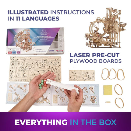 UGears Marble Run Stepped Hoist Model Kit