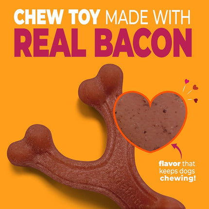 Nylabone Strong Chew Wishbone Dog Toy, Dog Toys for Aggressive Chewers