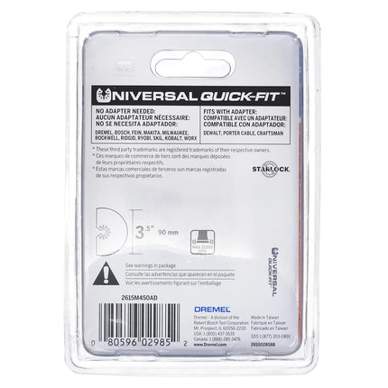 Dremel MM450B Multi-Max Cuchillas de sierra para madera y paneles de yeso, paquete de 3