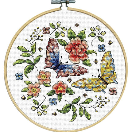 Design Works Crafts Janlynn Counted Cross Stitch Kit, Butterfly