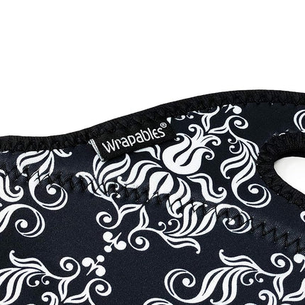 Wrapables® Insulated Neoprene Lunch Bag, Damask