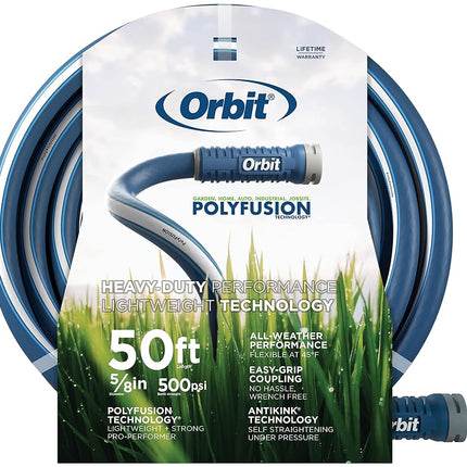 Orbit 22005 Polyfusion Garden Hose 50 FT x 5/8", B