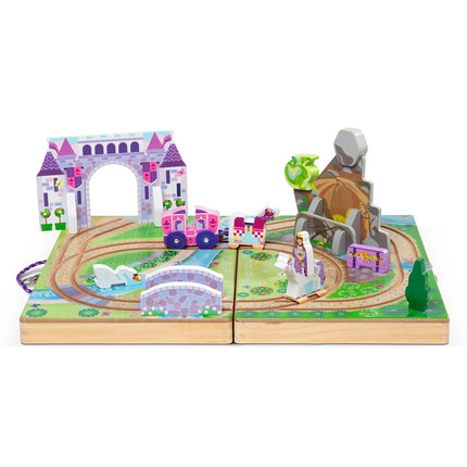 Melissa & Doug Wooden Take-Along Tabletop Kingdom