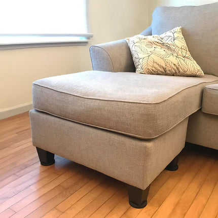 Super Sliders 2 1/2" Round Reusable Furniture Sliders for Hard Surfaces - Effortless Moving and Surface Protection, Brown (8 Pack)