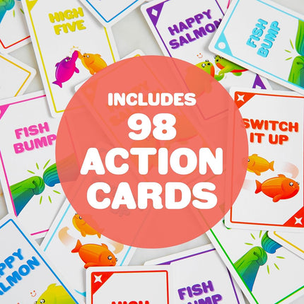 Exploding Kittens Happy Salmon, 3-8 Players, Ages 6+ Group Card Game