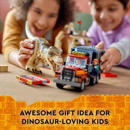 LEGO Jurassic World L'évasion des dinosaures T. rex et Atrociraptor – Ensemble de construction 76948 pour les enfants de 8 ans et plus (461 pièces)
