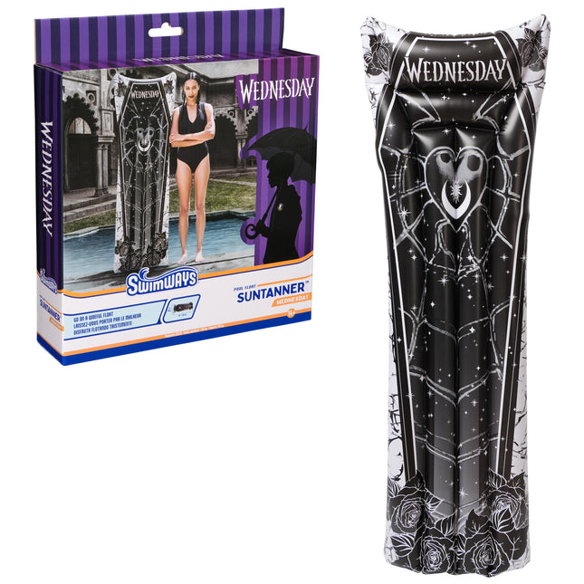 Swimways Wednesday Suntanner Pool Float, Inflatabl
