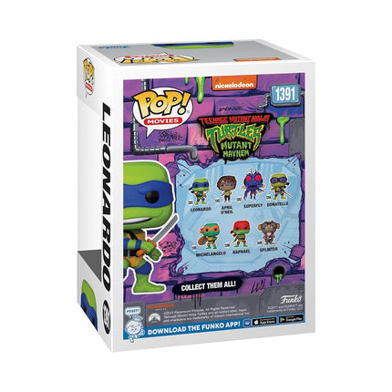 Funko Pop! Movies: Teenage Mutant Ninja Turtles - (Teenage Mutant Ninja Turtles (TMNT) ) Leonardo - Collectable Vinyl Figure - Gift Idea - Official Merchandise - Toys for Kids & Adults - Movies Fans
