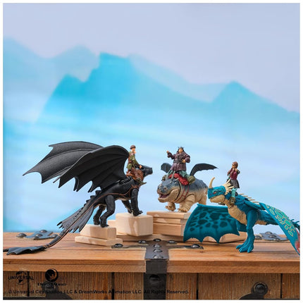 Dreamworks Dragons Toothless & Hiccup Action Figures Viking Rider Duo