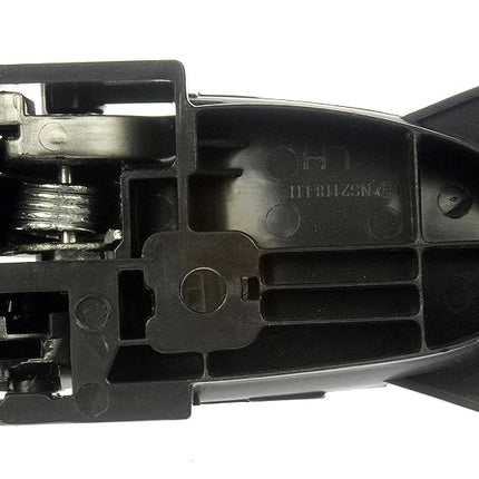 Manija Interior de Puerta Dorman 81543, compatible con modelos Nissan seleccionados, palanca lisa plateada; carcasa negra