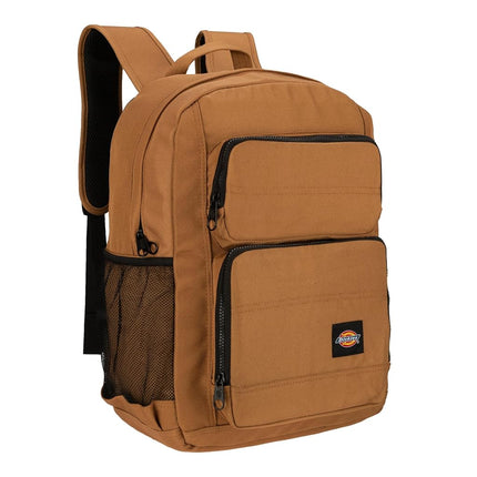 Mochila Dickies Tradesman de Gran Capacidad, Resistente al Agua, Mochila Casual para Viajes con Logotipo, Apta para Portátiles de 15,6 Pulgadas, Marrón Pato, Mochilas de Día