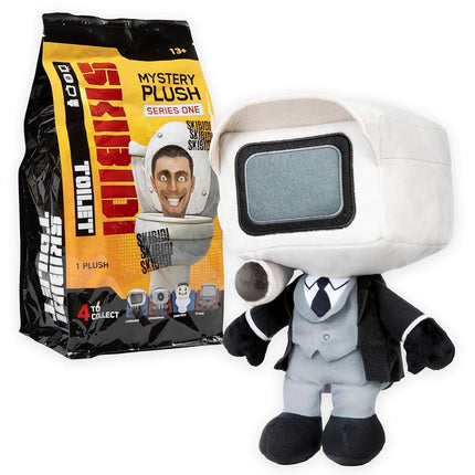 SKIBIDI 1320 Large PDQ Mystery Figures Plush, All-New Collectibles, Officially Licensed Toilet Merch, Multicolour