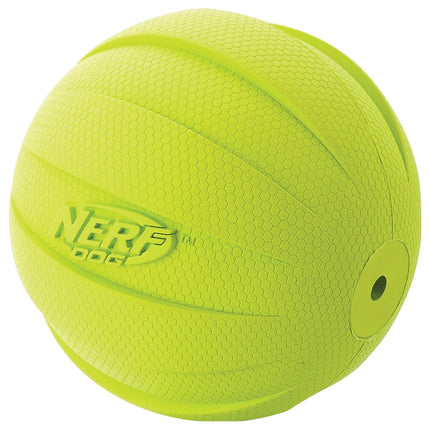 Nerf Dog Squeak Ball, 4.25-Inch, Green