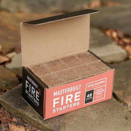 Masterbuilt MB20091521 Fire Starters, 48 Count, Brown