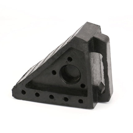 Fasmov 2 Pack Solid Rubber Heavy Duty Wheel Chock, 3.85kg