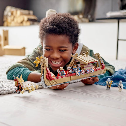LEGO 76208 Marvel The Goat Boat Buildable Thor Set With Toy Ship, Stormbreaker And 5 Minifigures, Avengers Gifts Kids, Boys And Girls 8 Plus Year Old