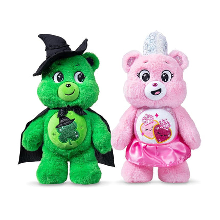 Basic Fun Care Bears x Wicked 30cm Plush 2-Pack – Good Luck Bear as Elphaba & Love-A-Lot Bear as Glinda – Limited Edition Soft Toys – Collectible Gift Set for Kids & Fans