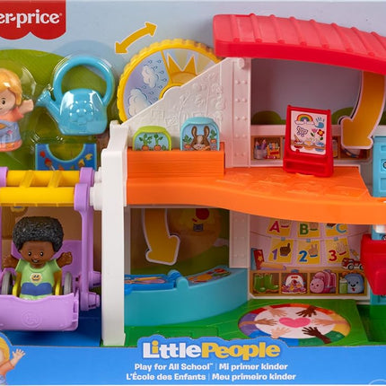 Fisher-Price Little People Toddler Playset with 2 Figures and 2 Accessories for All Schools for Preschool Symbolic Game 1+ Years