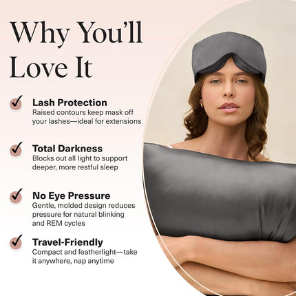 Kitsch Contour Pillow Eye Mask - Charcoal