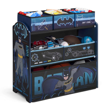 Delta Children Design & Store 6 Bin Toy Storage Organizer, Batman