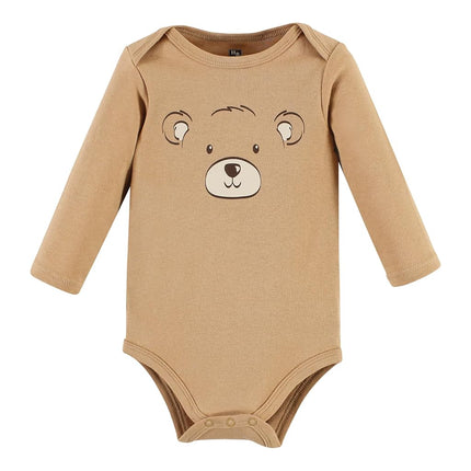 Hudson Baby Unisex Baby Cotton Long-Sleeve Bodysuits, Dream Big Teddy, 18-24 Months, Dream Big Teddy, 18-24 Months