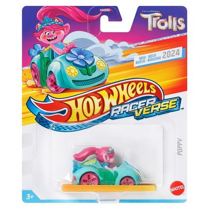 Hot Wheels RacerVerse Poppy Toy Vehicle for Ages 3 and Up