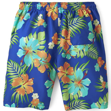 Bañador Estándar de Hombre The Children's Place, Estampado Floral Tropical, Talla XG