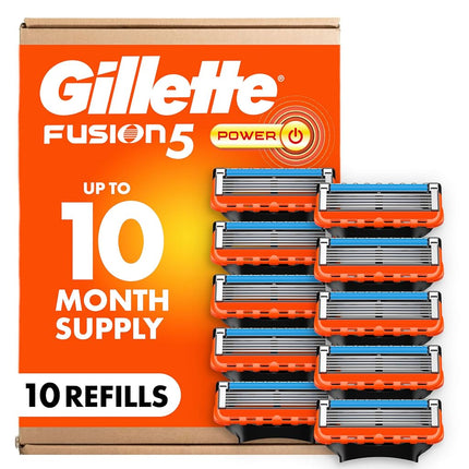 Gillette Fusion5 Power Razor Blades for Men, 5-Bla
