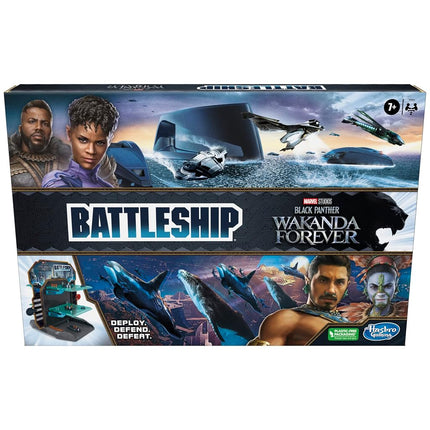 Battleship: Marvel Studios' Black Panther Wakanda Forever Edition, 3D Strategy Game for Ages 7+, 2-Player Board Game