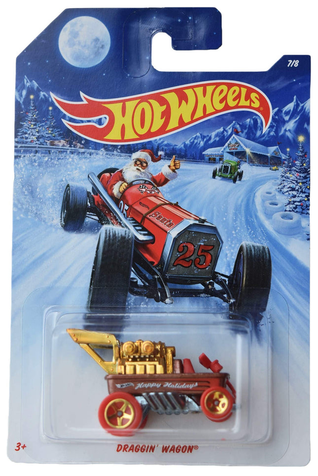 HOT WHEELS HOLIDAY HOT RODS 2014 SERIES DRAGGIN' W