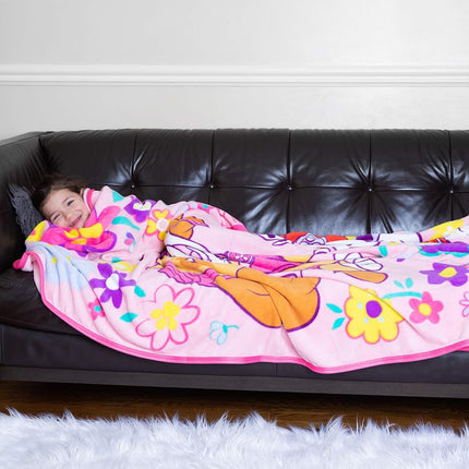 Paw Patrol Girls Kids Bedding Super Soft Plush Micro Raschel Blanket, 62 in x 90 in, (Official) Nickelodeon Product by Franco