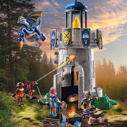 Playmobil Knight's Tower with Blacksmith and Dragon