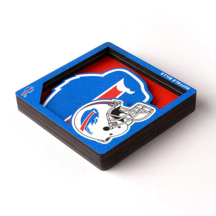 YouTheFan NFL Buffalo Bills 3D Logo Series Magnets