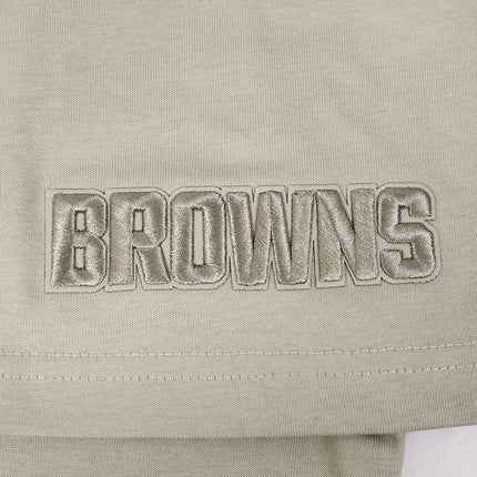 Pro Standard Mens NFL Cleveland Browns Neutral Short Sleeve Tee Taupe XL