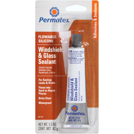 Permatex 81730-12PK Flowable Silicone Windshield a