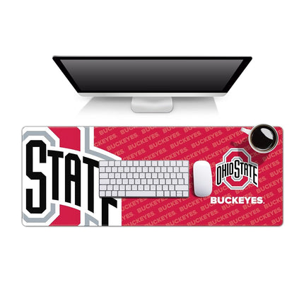 YouTheFan NCAA Ohio State Buckeyes Logo Series Desk Pad Computer Table Mat SMU