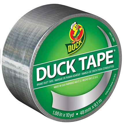 Duck Brand 280621 Color Duct Tape, Metallic Chrome
