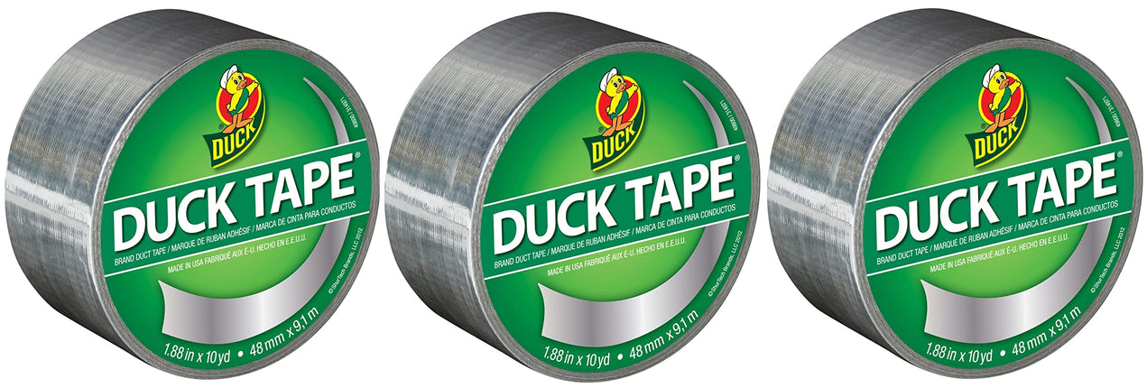 Duck Brand 280621 Color Duct Tape, Metallic Chrome