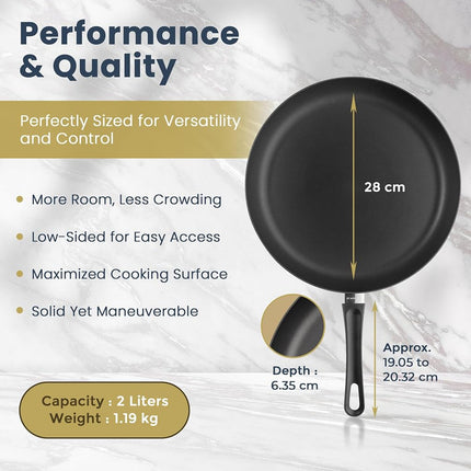 Scanpan Classic 28cm Fry Pan - Black