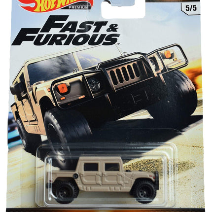 Hot Wheels Furious Off Road Hummer H1 5/5, tan