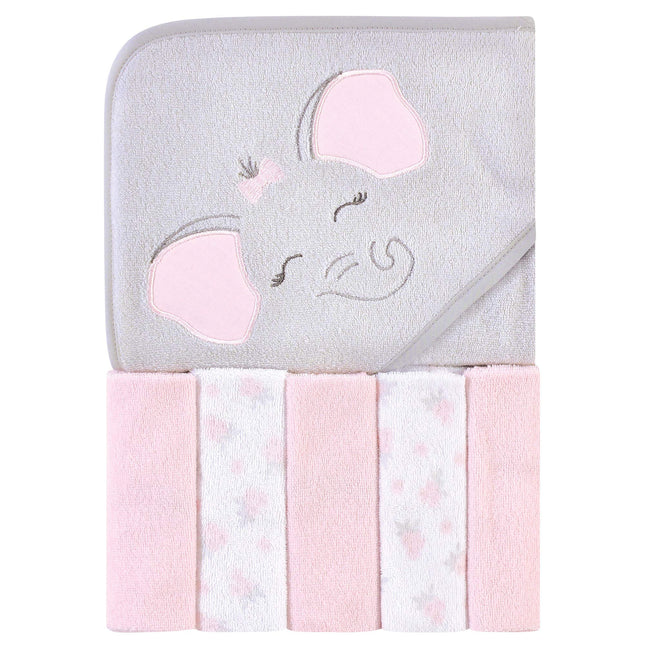 Hudson Baby Unisex Baby Hooded Towel and Five Wash